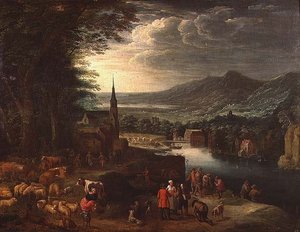 An Extensive Mountain Landscape