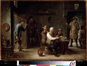 In the Tavern by David Teniers the Younger