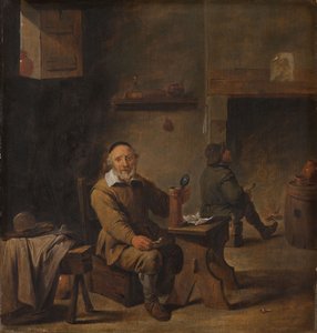Elderly Man Seated in a Tavern