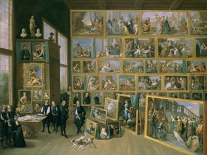The Archduke Leopold Wilhelm in his Picture Gallery in Brussels by David Teniers the Younger