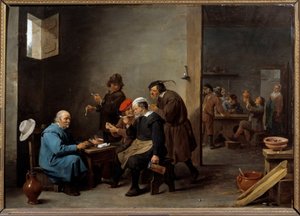 The Man with the White Hat by David Teniers the Younger