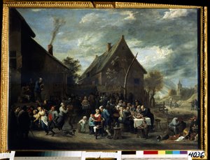 Peasant Wedding by David Teniers the Younger