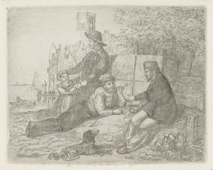 Figures by the Waterside