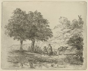 Landscape with Family by David van der Kellen