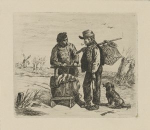 Winter Scene by David van der Kellen