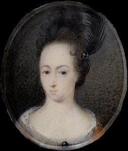 Miniature of Hedvig Sofia, Princess of Sweden by David von Krafft