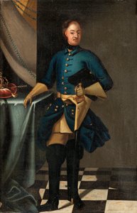 Portrait of King Charles XII of Sweden by David von Krafft