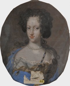 Portrait of Princess Sophie Amalie of Holstein-Gottorp, Duchess of Brunswick-Lueneburg by David von Krafft