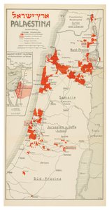 Map of Palestine by Davis Trietsch