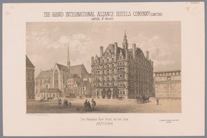 Design for a Proposed Hotel on the Dam in Amsterdam by Day and Co.