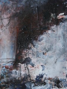 Dark Textured Abstract by Deb Chaney