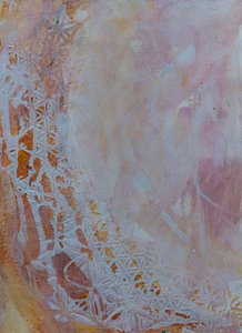 Delicate Blush Frost Patterns