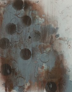 Distressed Circle Abstract