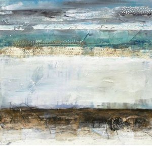 Serene Coastal Abstract by Deb Chaney