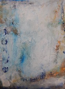 Textured Blue Hues by Deb Chaney