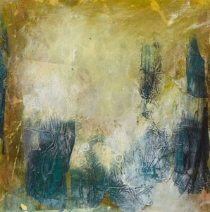 Textured Teal Gold by Deb Chaney