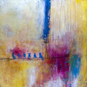 Vibrant Abstract Birds