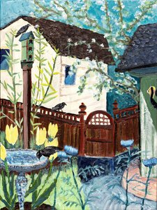 Backyard Crow, 2022 by Deborah Eve Alastra