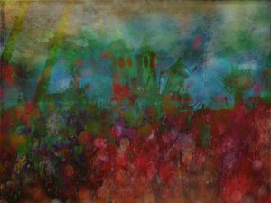 Vibrant Fantasy Garden