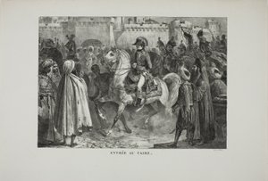 Entering Cairo by Denis Auguste Marie Raffet