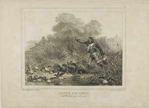Every Man for Himself! by Denis Auguste Marie Raffet