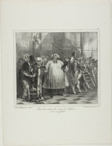 For the Support of the Church Staff, if You Please... by Denis Auguste Marie Raffet