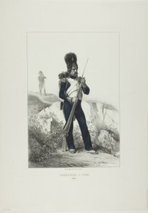Grenadier on Foot, Elba by Denis Auguste Marie Raffet