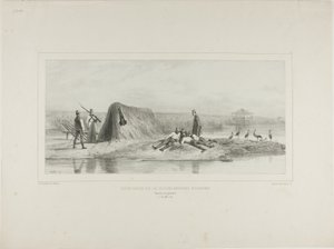 Guard Post for the Hungarian Military Colonies, Left Bank of the Danube, July 7, 1837 by Denis Auguste Marie Raffet