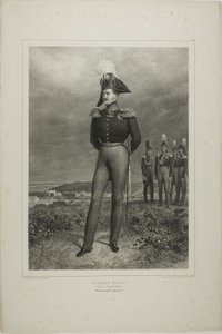 His Majesty Nicholas I, Emperor of all Russia, Camp Vosnessensk, October 6, 1837 by Denis Auguste Marie Raffet