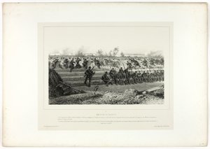 Light infantry ambush, from Souvenirs d’Italie: Expedition to Rome by Denis Auguste Marie Raffet