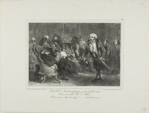 Little Aristocratic Club, July 28, 1830 by Denis Auguste Marie Raffet