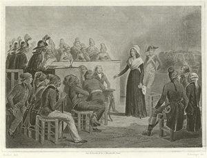 Marie Antoinette at the Revolutionary Tribunal by Denis Auguste Marie Raffet