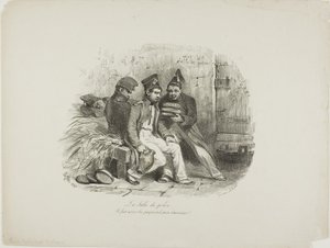 Military Prison by Denis Auguste Marie Raffet