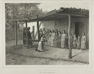 School for Young Tartar Girls by Denis Auguste Marie Raffet