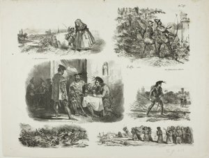 Sheet of Sketches