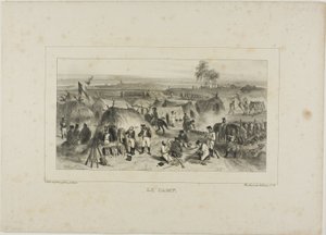 The Camp by Denis Auguste Marie Raffet