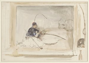 Seated Cotton Worker by Denis Auguste Marie Raffet
