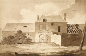 No 5 The House of du Gourmon from the Wood on the Left
