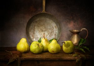 Rustic Pear Still Life