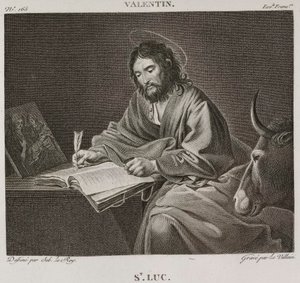 Saint Luke, after Le Valentin - 1802-1815