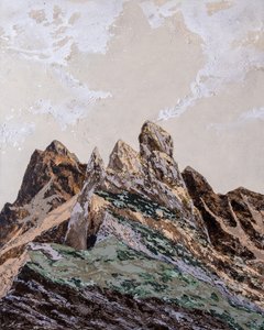 Earthy Textured Mountains