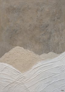 Textured Mountain Landscape