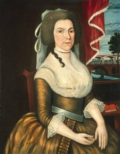Mrs. Elizabeth Noyes Denison, c. 1790 by Denison Limner
