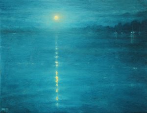Moonrise On The Canal