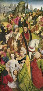 Saint Veronica and a Group of Knights by Derick Baegert