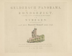 Belvedere in Nijmegen (series: Views Around the City of Nijmegen, Geldersch Panorama or Round View Drawn from Life at Belvedere in Nijmegen)