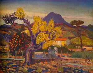 Pear Tree in Blossom