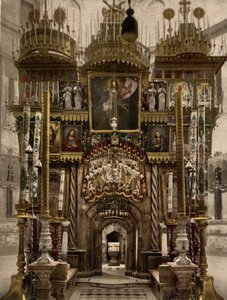 The Interior of the Holy Sepulchre, Jerusalem, Holy Land