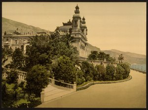 Casino entrance, Monte Carlo, Riviera, Monaco