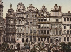 Grand Place, Brussels, c.1900 by Detroit Publishing Co.